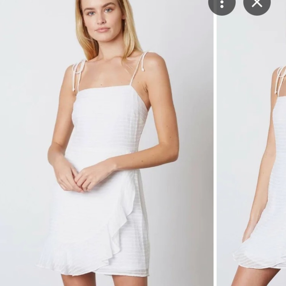 White Cotton Candy LA Mini Dress